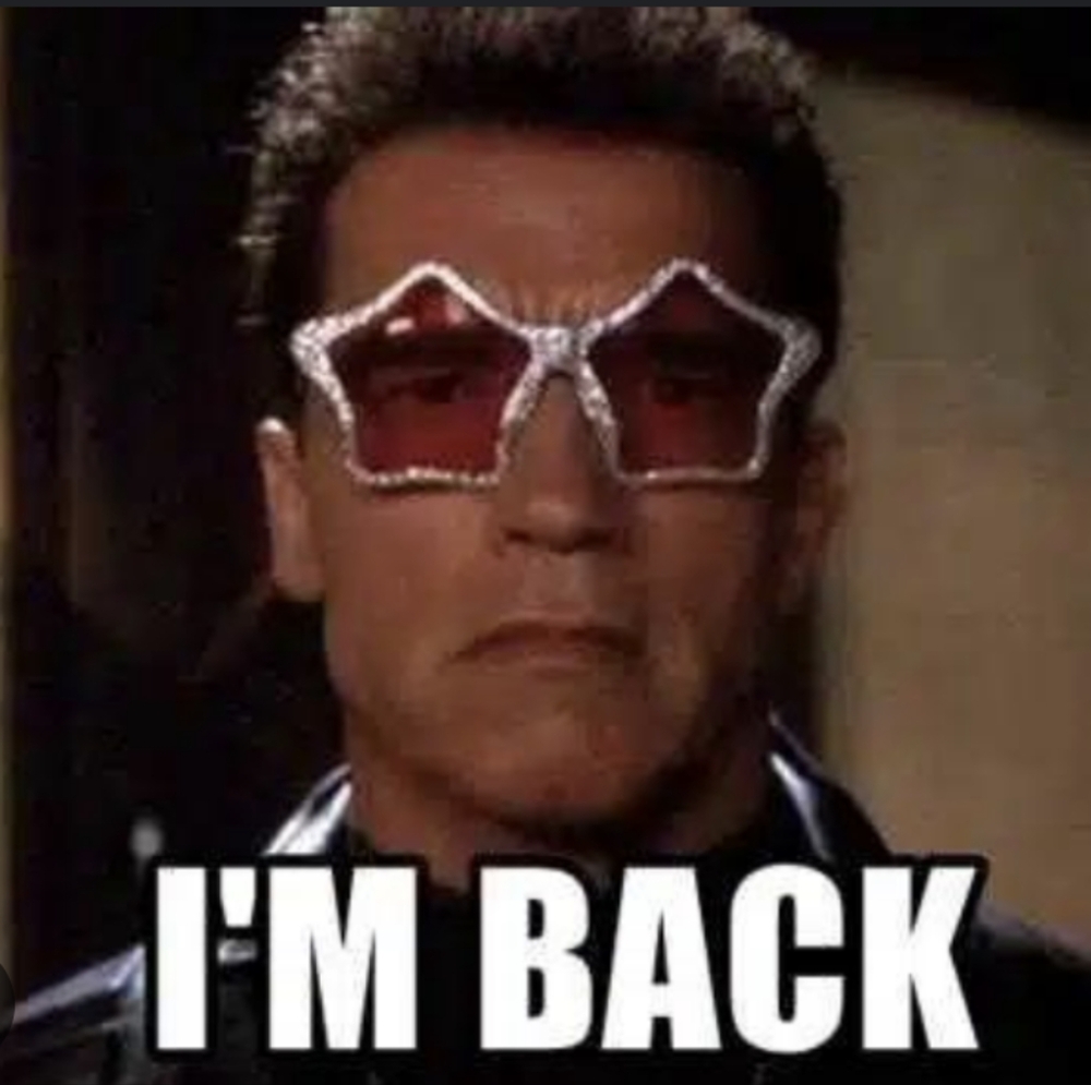 I'm back!!!